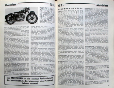 Seidel "Internationale Motorrad-Typenschau 1928-1944" Motorbike-History 1951 (2529)